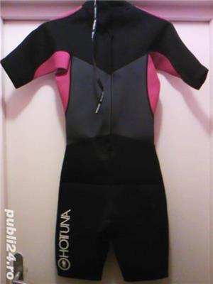 Costum nou inot, surf, neopren copii, Hot Tuna din UK, marimea extra S, 100 cm lungime costum - imagine 2