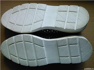 Pantofi barbati noi piele maro impletiti Next UK, nr. 39, 42, 43 - imagine 9