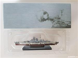 Machete nave de razboi: HMS Hood, Prince of Wales, Vanguard, USS Missouri etc. colectia ATLAS 1:1250
