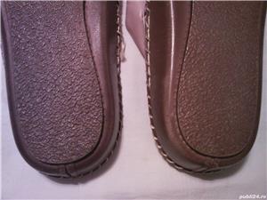 Sandale papuci dama piele roz-bej India pt. UK, nr. 40 noi - imagine 4