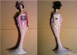 Bibelou modern nou plastic fata cu umbrela