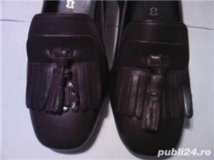 Pantofi dama noi piele maro Next Anglia, nr. 37 si 38.5 - imagine 2