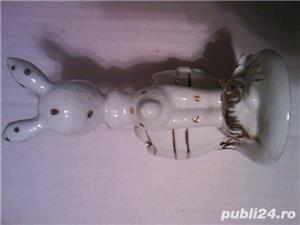 Bibelou pt. botez sau Pasti: fetita caciulita iepuroaica si nou nascut in cristelnita coaja de ou - imagine 2