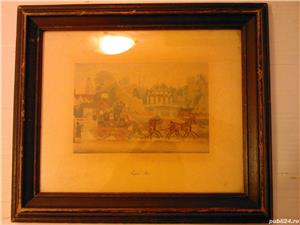 Postalioane, trasuri postale, calesti cu 4 cai si calatori, tablouri vintage, print-uri color Anglia