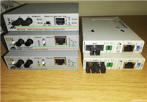 Fiber fast media converter fast ethernet bridge  - imagine 2