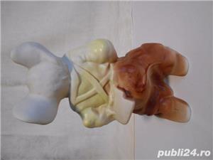 Bibelou vechi din portelan   Soricel cu cascaval    pictat manual - imagine 6