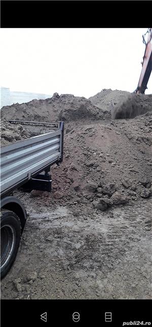Margaritar Moloz transport marfa sort nisip piatra concasata pământ galben nisipos negru mranita  - imagine 2