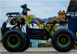 ATV electric Nitro  Eco Toronto 1000W 48V Grafiti Galben Nou - imagine 4