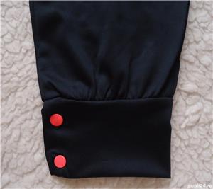 Trening dama costum sport bleumarin imprimeu argintiu vipusca corai  - imagine 6