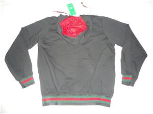 Trening bumbac negru dama costum sport hanorac gluga - imagine 12