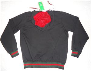 Trening bumbac negru dama costum sport hanorac gluga - imagine 11