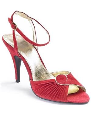 Pantofi dama noi piele intoarsa rosii sau negri marca Isabella Cole, Anglia