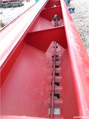 Semănătoare păioase Nodet pe discuri, 4 metri, 29 rânduri, vopsea originala. - imagine 5