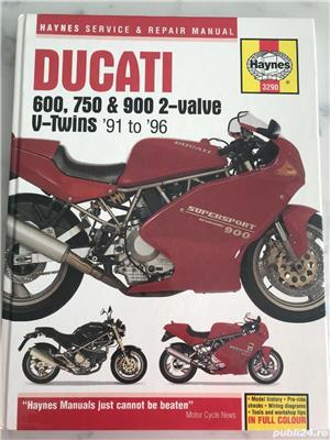Manuale moto Haynes Ducati V-Twins; Triumph Triples & Fours, Daytona, Speed Triple, Sprint, Tiger - imagine 2