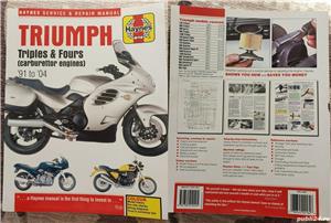 Manuale moto Haynes Ducati V-Twins; Triumph Triples & Fours, Daytona, Speed Triple, Sprint, Tiger - imagine 7