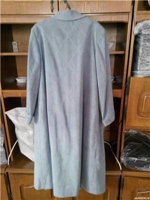 Vand convenabil pardesiu nou dama piele intoarsa M46-48 XL - imagine 7