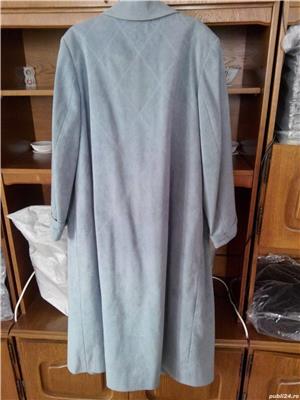 Vand convenabil pardesiu nou dama piele intoarsa M46-48 XL - imagine 9