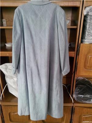 Vand convenabil pardesiu nou dama piele intoarsa M46-48 XL - imagine 8