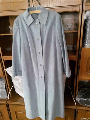 Vand convenabil pardesiu nou dama piele intoarsa M46-48 XL - imagine 4