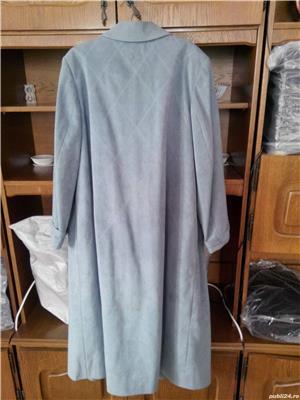 Vand convenabil pardesiu nou dama piele intoarsa M46-48 XL - imagine 6