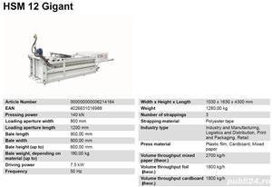 Presa balotat deseuri 14 TF ,Pet,Folie,Carton,Hartie,Doze - imagine 8