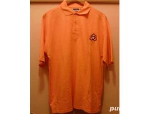 Bluza tricou nou Anglia Penthouse Polo Old Gold galben portocaliu marimea L pt. echipe sportive