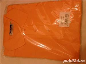 Bluza tricou nou Anglia Penthouse Polo Old Gold galben portocaliu marimea L pt. echipe sportive - imagine 2