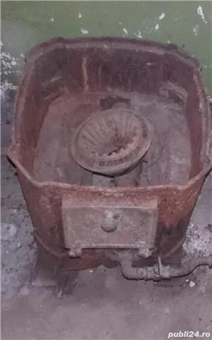 Vand boiler cu gaz metan vechi din Cupru - imagine 5