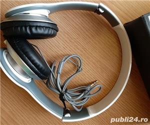 Set casti HiFi on-ear, pliabile (foldabile), absolut noi : usoare si comode + bonus = cadou - imagine 3