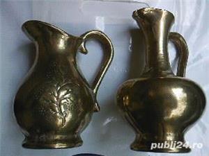 Vaza vintage, bronz masiv turnat manual Germania