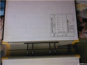 Dosar de arhivare solid cartonat panzat cu 4 clame de prindere pt. indosariere perfecta de coli A4 - imagine 4