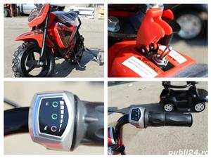 Mini Motocicleta electrica pentru copii NITRO ECO Flee 250W Rosu Nou - imagine 8