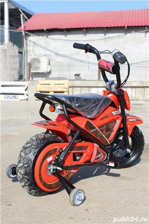 Mini Motocicleta electrica pentru copii NITRO ECO Flee 250W Rosu Nou - imagine 5
