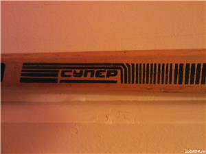 Crosa hochei din lemn vintage pt. copii, Super din Rusia, lungime crosa 105 cm - imagine 7