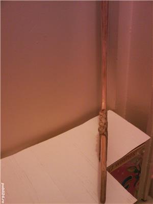 Crosa hochei din lemn vintage pt. copii, Super din Rusia, lungime crosa 105 cm - imagine 8