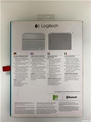 Logitech Wireless Bluetooth Ultrathin Keyboard Case Cover Pentru iPad AIR 1 - imagine 3