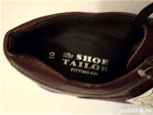 Pantofi barbati noi toamna iarna piele maro-roscat nr. 42 si 44 marca The Shoe Tailor Anglia - imagine 7