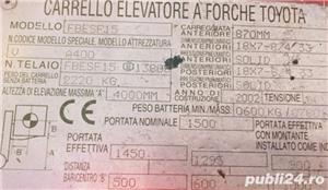 Vand moto stivuitor toyota 15 electric fbesf15 - imagine 2