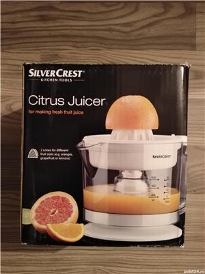 SilverCrest - storcator citrice electric 220V , rotatie stanga dreapta , usor de spalat si folosit 