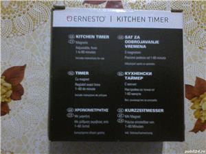 ERNESTO - ceas bucatarie magnetic mecanic nou reglabil 1-59 minute - imagine 3