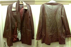 Haina lunga dama piele naturala visinie nr. 44, Karel Germania