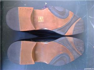 Pantofi barbati toamna noi piele negri Mancini nr. 47 - imagine 4