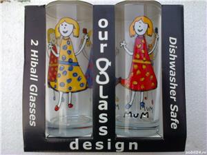 Set pahare mama, "Mum" 8 Martie din USA, rezistente la masina de spalat vase - imagine 2