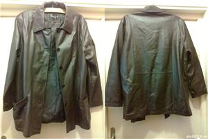 Haina dama Milan, piele foarte fina maro ca noua, nr. 46