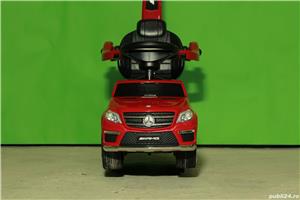  Masinuta cu maner pentru copii Mercedes GL63 6V 3 în 1 Red Nou