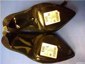 Pantofi dama noi Next Anglia piele intoarsa negri cu platforma toc imitatie sarpe nr. 41 toc 12,5 cm - imagine 7