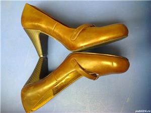 Pantofi dama noi The Shoe Tailor Anglia, din piele naturala nr. 39 maro - imagine 2