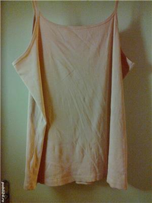 Bluza larga, maieu nou bumbac roz-banan marca Union Blues Anglia nr. 60 - imagine 3