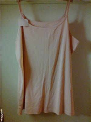 Bluza larga, maieu nou bumbac roz-banan marca Union Blues Anglia nr. 60 - imagine 2