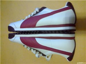 Adidasi noi din piele naturala Puma Roma clasici cu siret nr. 36 si 37 - imagine 4